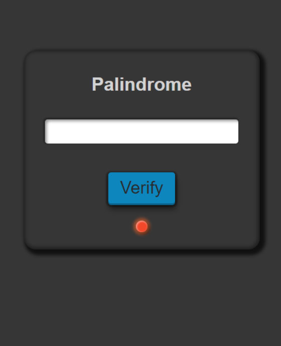 Palindrome Verifier